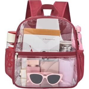 Clear Backpack for Stadium Events Clear Stadium Backpack 12x6x12 Bag